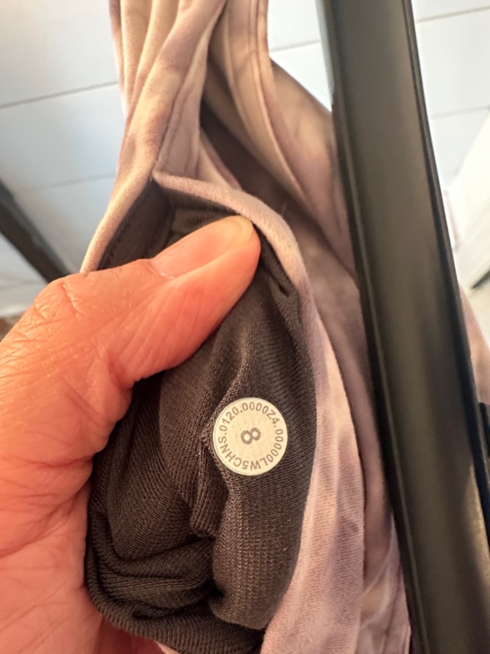 Lululemon Purple Tie Dye Leggings size 8 EUC - Picture 5 of 5
